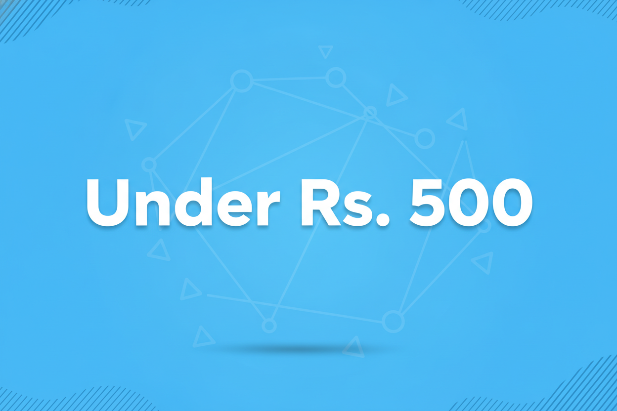 Under ₹500