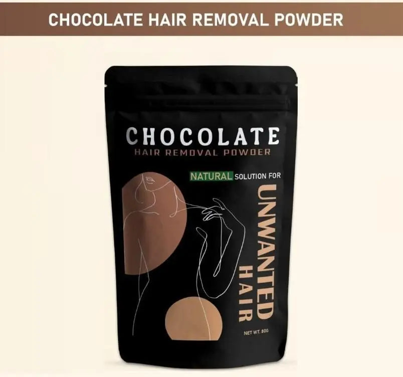 Chocolate Wax Powder for Hair Removal Package | Pack Of 2