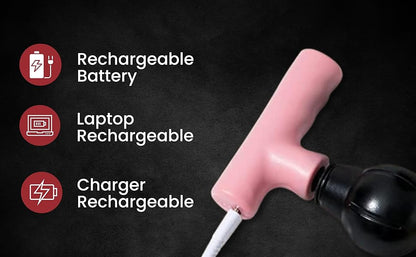 Mini Facial Massage Gun | Electric Mini Professional Massage for Face, Neck, and Body | Portable Handheld Massager for Gym, Office, Travel & Muscle Relaxation | Compact & Rechargable