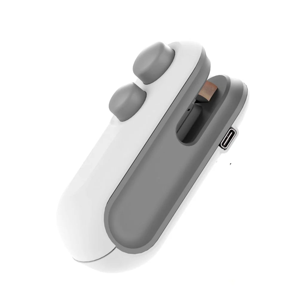 Vacuum Sealers Mini Portable Heat Sealing Machine | 2-in-1 Rechargeable Bag Sealer and Cutter | Portable Heat Sealer for Plastic Bags