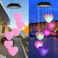 Heart Shape Solar LED Wind Bell