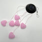 Heart Shape Solar LED Wind Bell